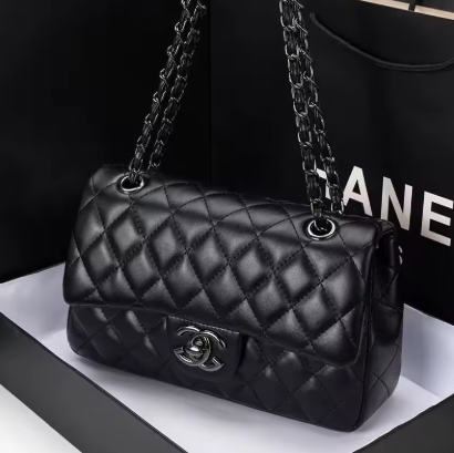 顶级设计师手提包单肩链条包手拿包手提袋Waet Check Veour Thread C Purse Doube Letters Soid Hasp Waist Square